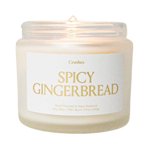 Crushes Soy Wax Candle Spicy Gingerbread | Smack Bang