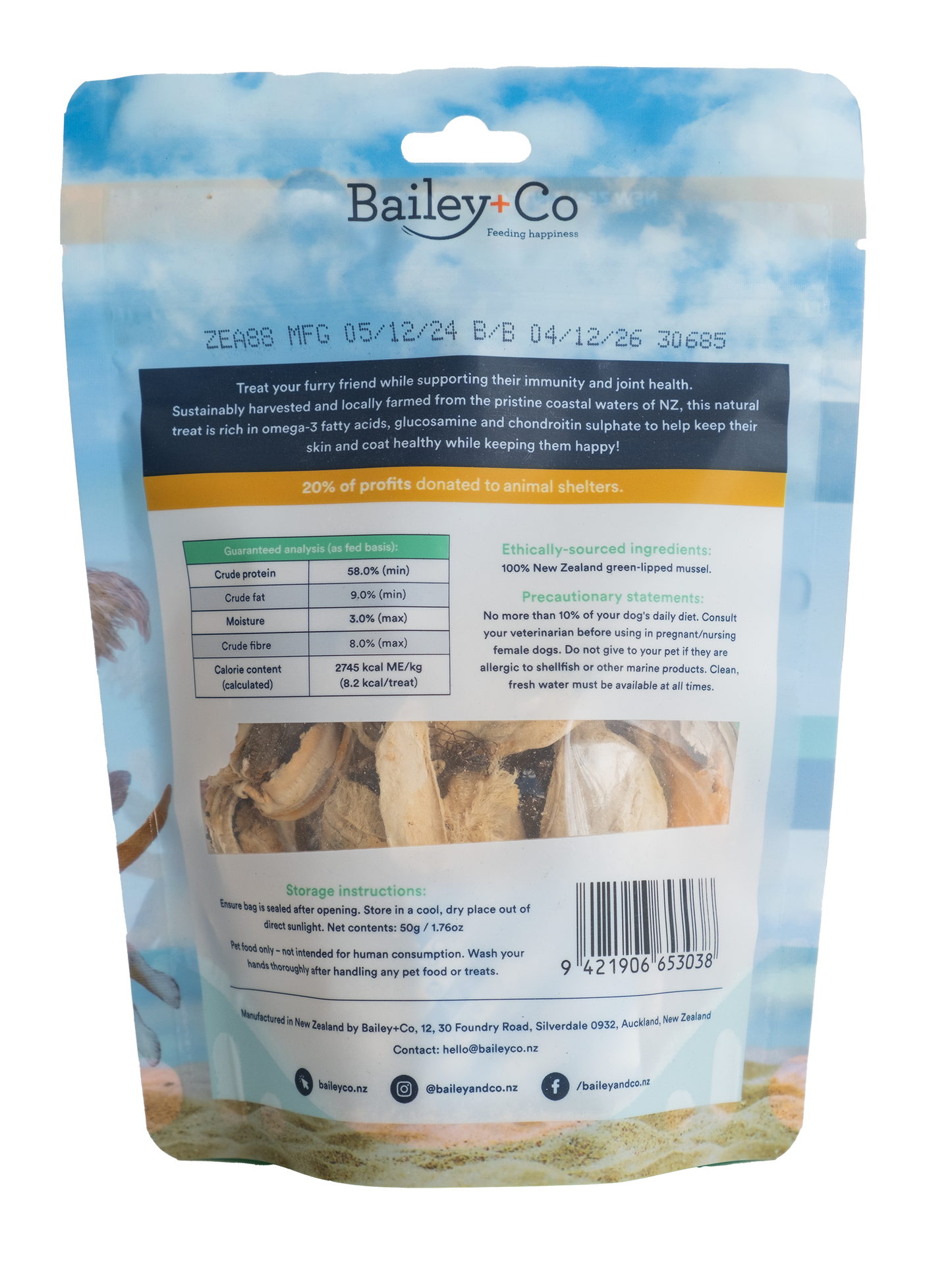 Bailey and Co | Green Lipped Mussels