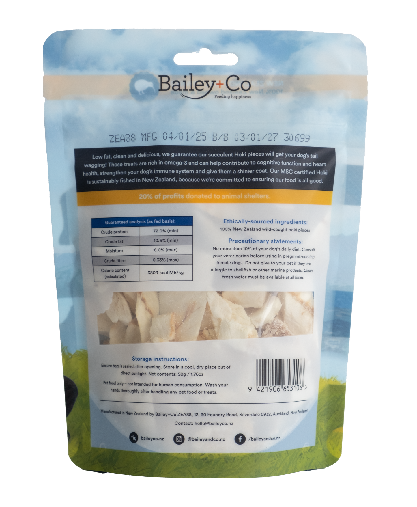 Bailey and Co | Hoki Bites