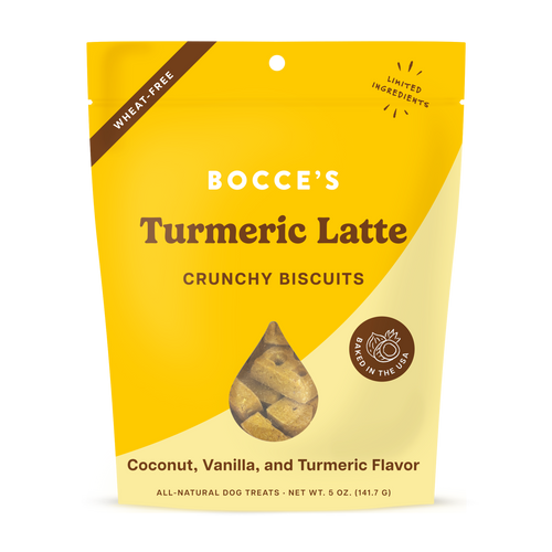 Bocce's Bakery Turmeric Latte Crunchy Dog Biscuits | Smack Bang
