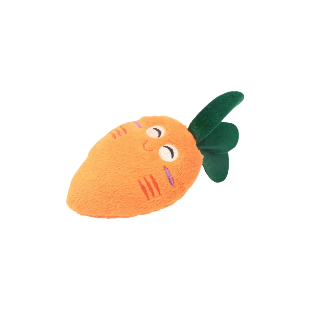 Booda Soft Bite Carrot Dog Toy Medium - 9 Long - Pack of 3