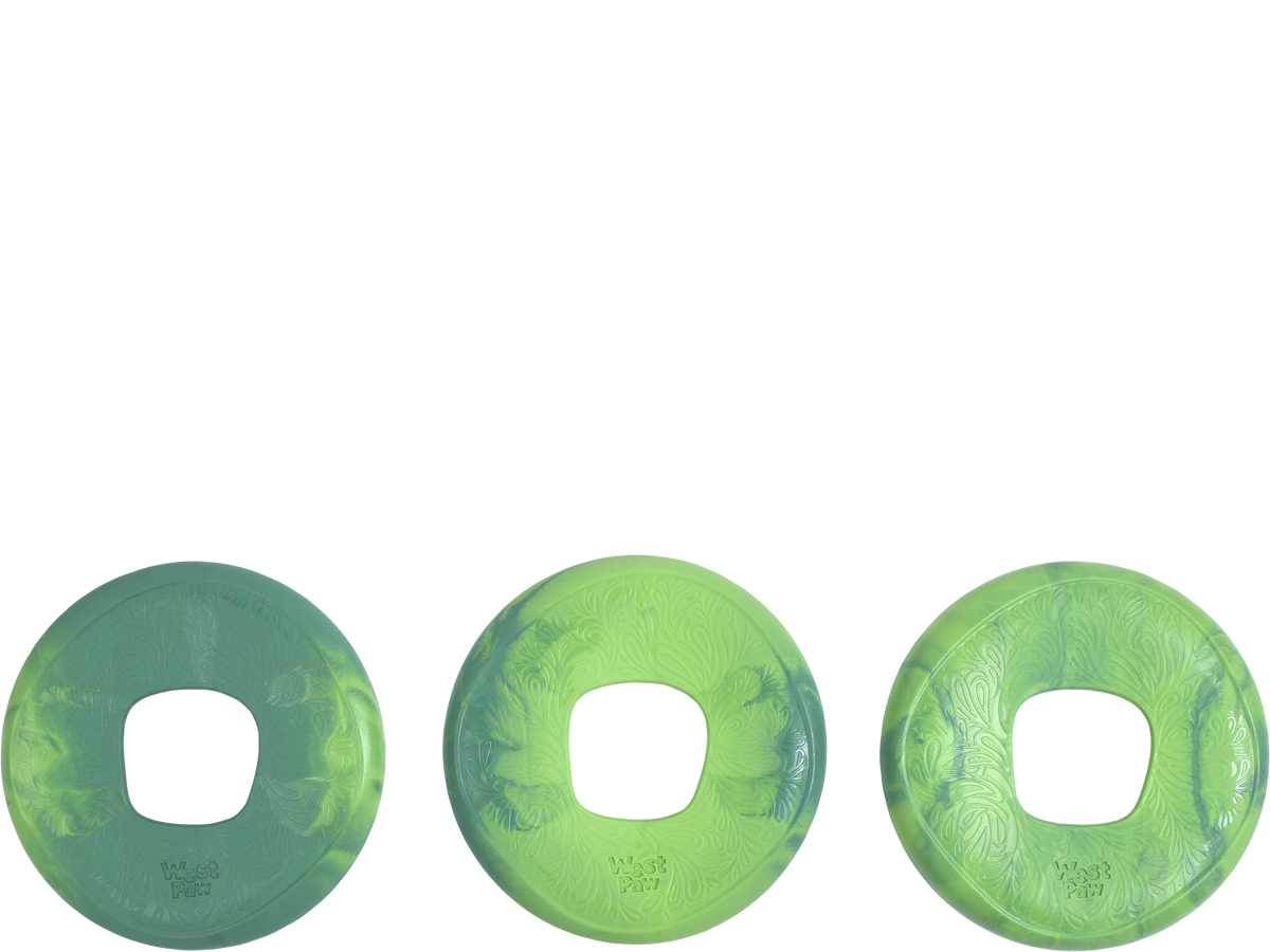 West Paw Seaflex Sailz Dog Frisbee Emerald | Smack Bang