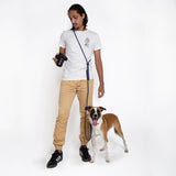 Zee.Dog Deep Blue Hands-Free Adjustable Leash | Smack Bang