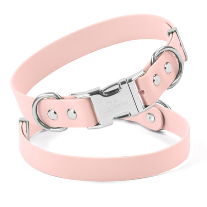 Oh Vienna | Waterproof Dog Collar Blush Pink