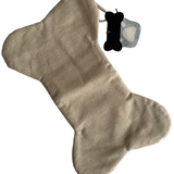 Xmas Stocking Natural Dog Bone