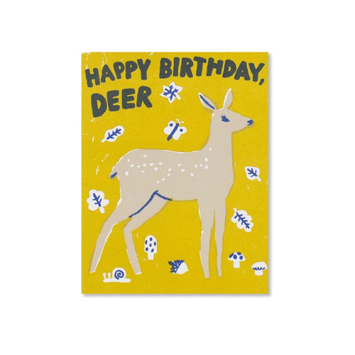 Egg Press Happy Birthday Deer Greeting Card | Smack Bang
