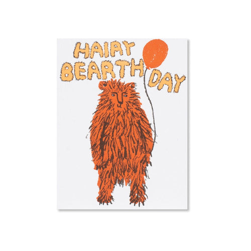Egg Press Hairy Bearthday Birthday Card | Smack Bang