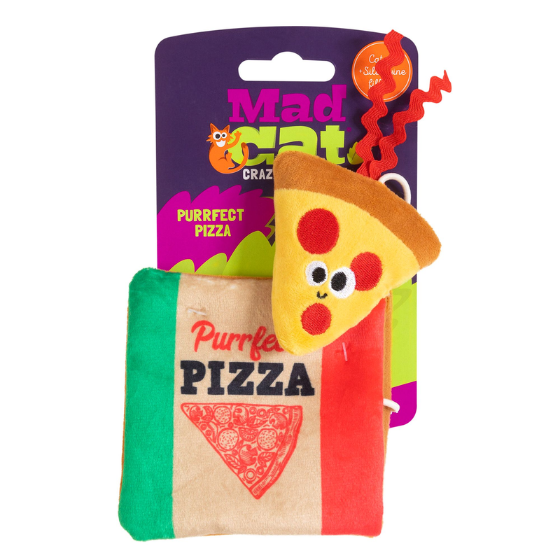 Mad Cat Purrfect Pizza Catnip & Silvervine Toy | Smack Bang