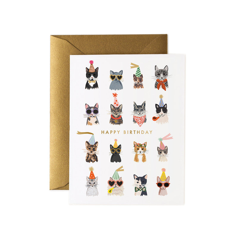 Rifle Paper Co Cool Cats Birthday Card | Smack Bang