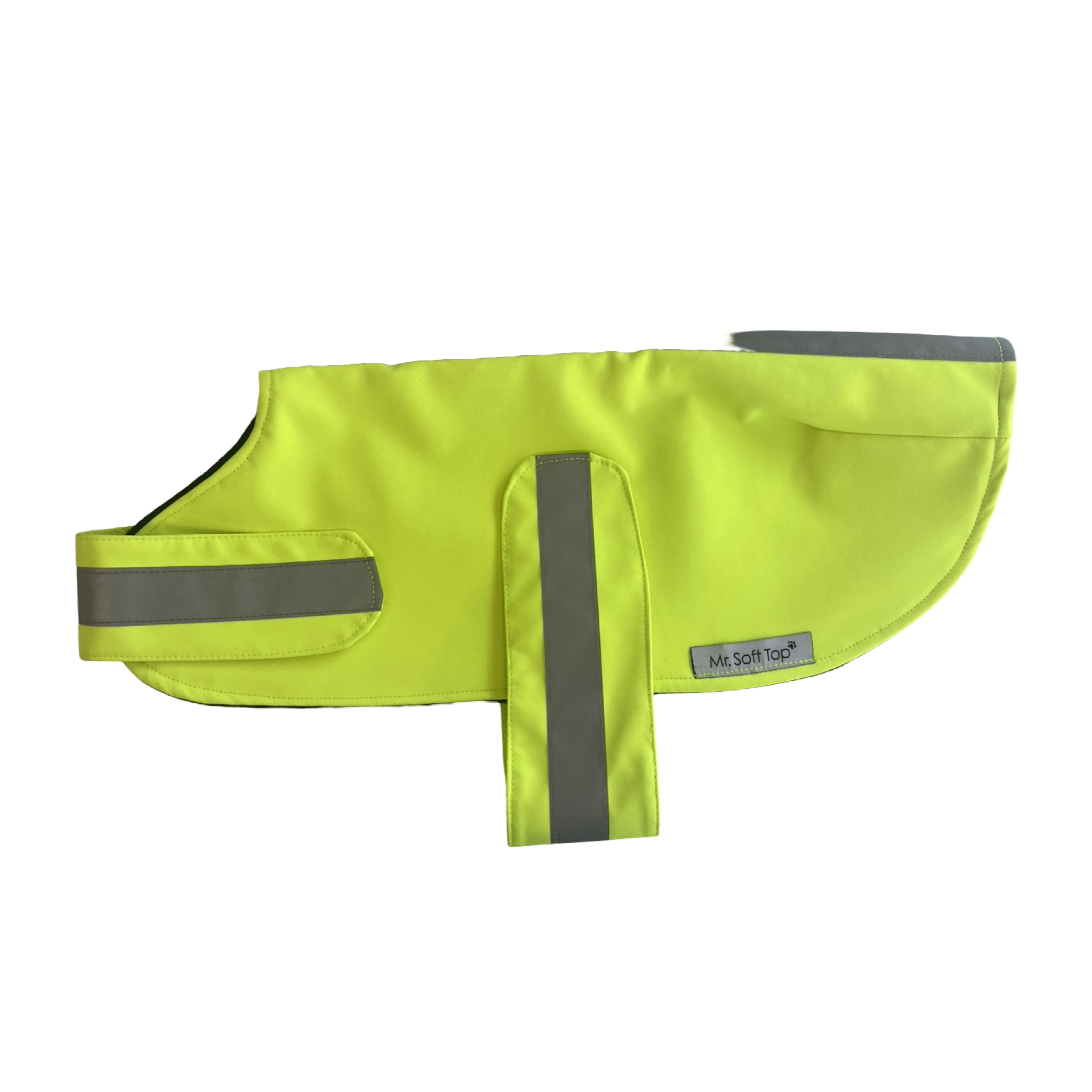 Mr Soft Top Hi-Vis Green Dog Waterproof Coat | Smack Bang