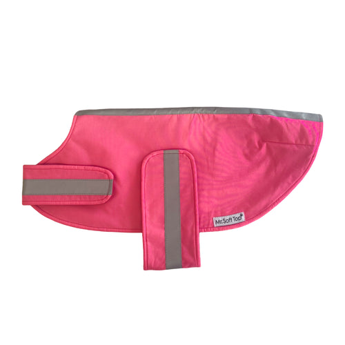 Mr Soft Top Candy Pink Waterproof Dog Coat | Smack Bang