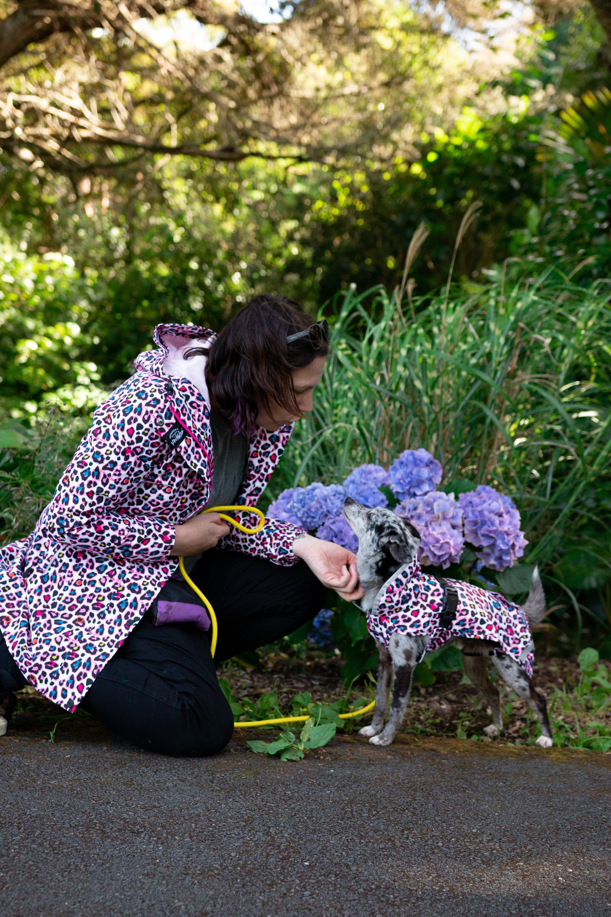 Scribbler Pets Neon Leopard Dog Waterproof Coat | Smack Bang
