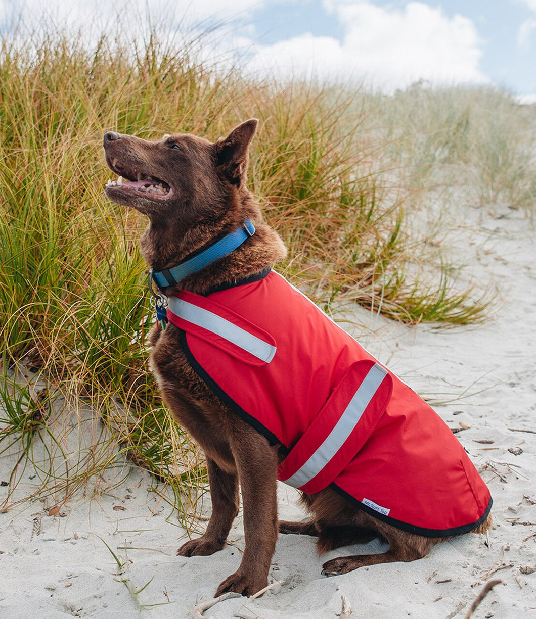 Wool lined store raincoat