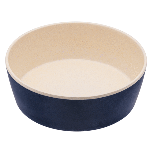 Beco Bamboo Dog Bowl Midnight Blue | Smack Bang