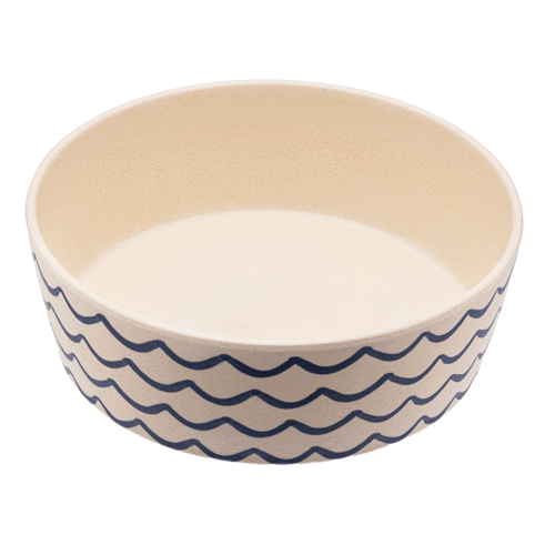 Beco Bamboo Dog Bowl Ocean Waves | Smack Bang