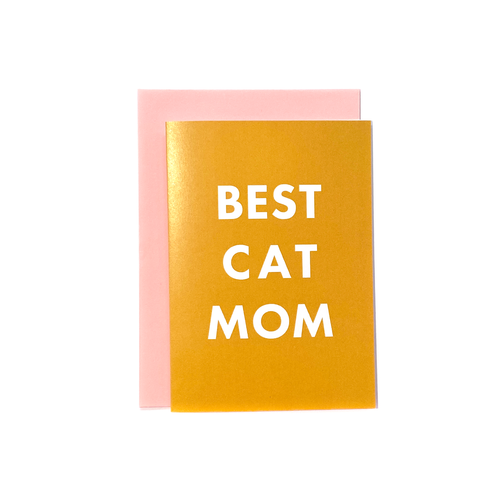 Pooch Design Greeting Card Best Cat Mom | Smack Bang