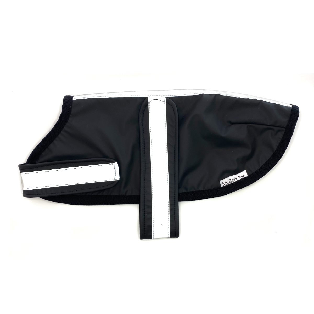Mr Soft Top Black Waterproof Dog RainCoat | Smack Bang