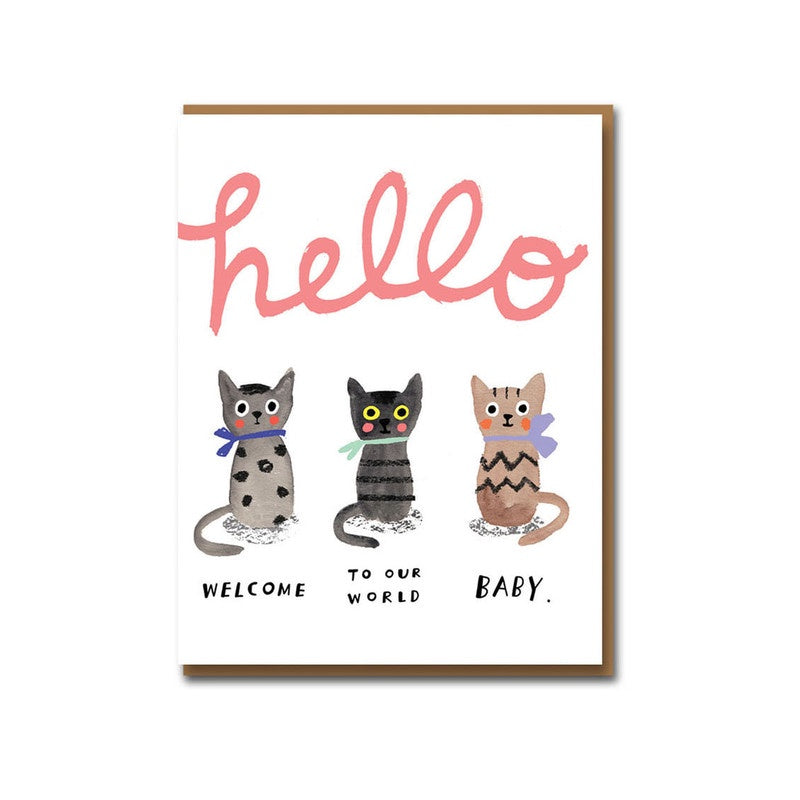 Carolyn Suzuki Three Little Kittens Card | Smack Bang