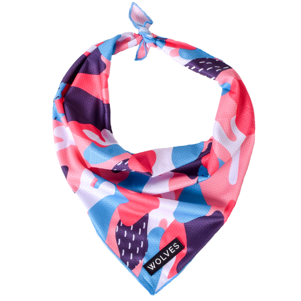 Wolves of Wellington Floss Mesh Dog Bandana | Smack Bang