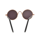 Round Blue/Green Mirrored Cat Sunglasses | Smack Bang