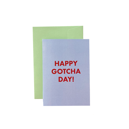 Pooch Design Greeting Card Happy Gotcha Day | Smack Bang
