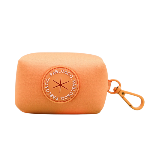 Pablo & Co Orange Sherbet Poop Bag Holder | Smack Bang