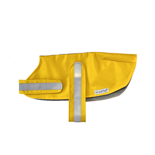 Mr Soft Top Yellow Waterproof Dog Coat | Smack Bang