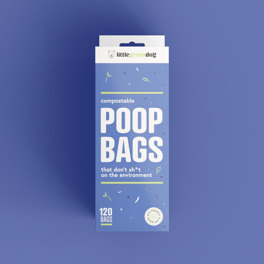 Little Green Dog Compostable Dog Poop Bags 120 pack | Smack Bang
