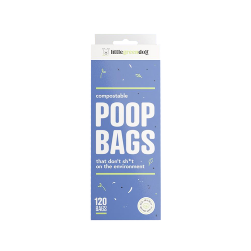 Little Green Dog Compostable Poop Bags 120 Bags | Smack Bang