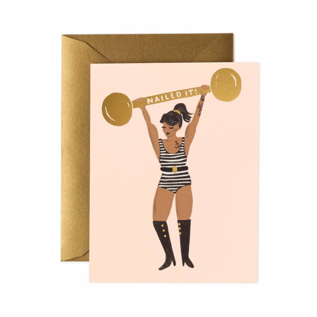 Rifle Paper Co Greeting Card Nailed It | Smack Bang