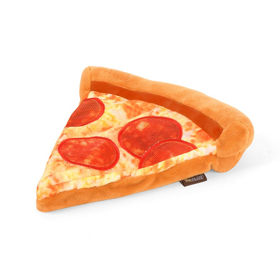 P.L.A.Y. Snack Attack Puppy-roni Pizza Dog Toy | Smack Bang