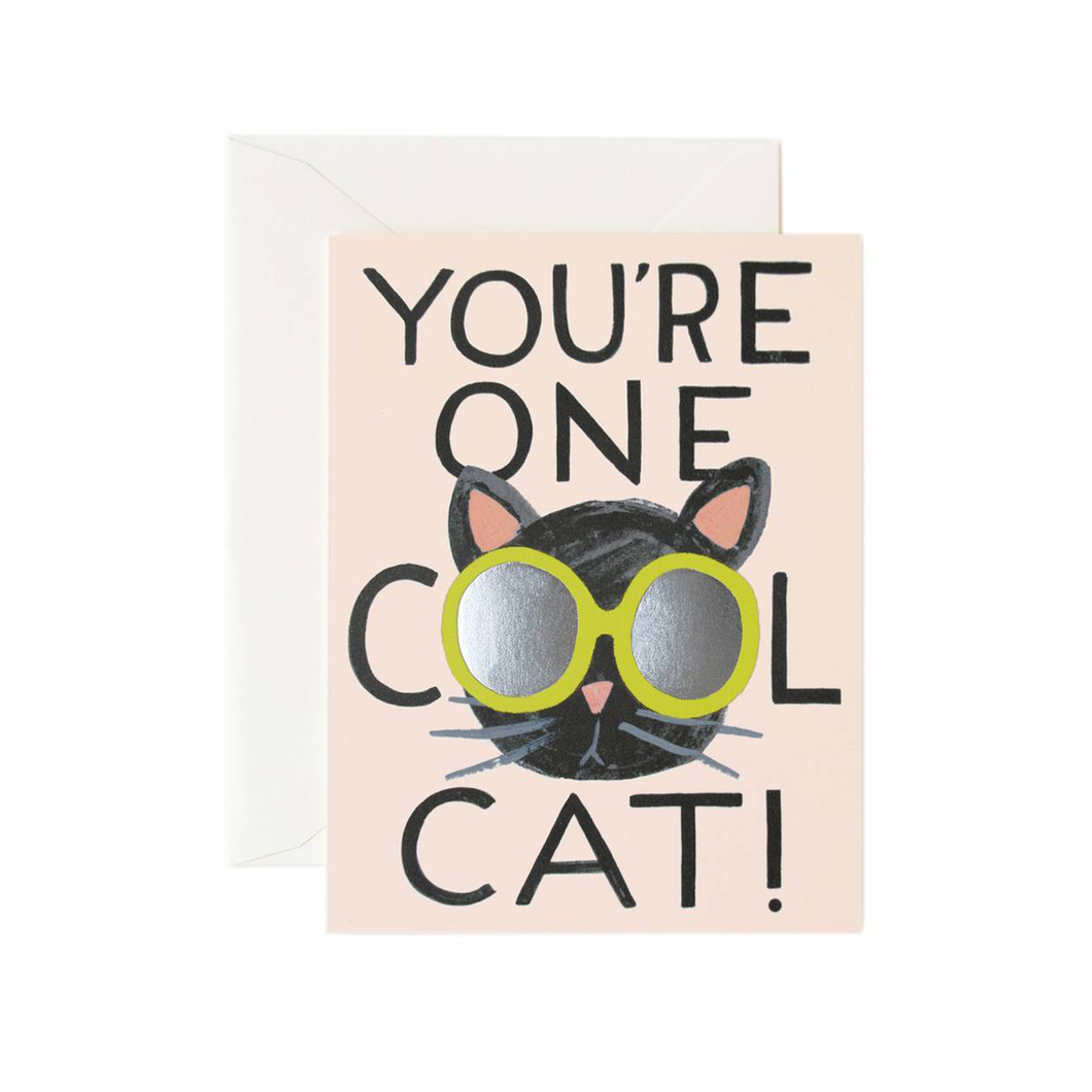 Rifle Paper Co Greeting Card You're One Cool Cat | Smack Bang