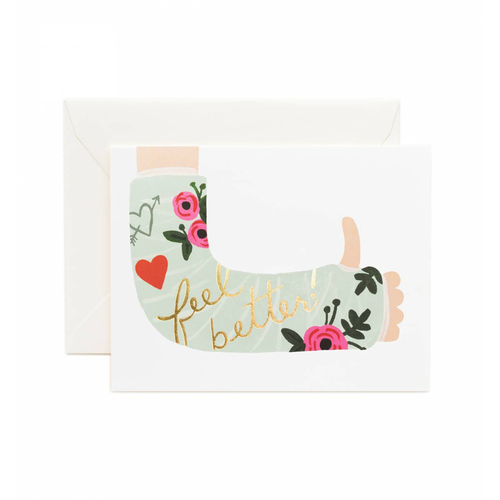 Rifle Paper Co Greeting Card Feel Better Get Well Soon | Smack Bang