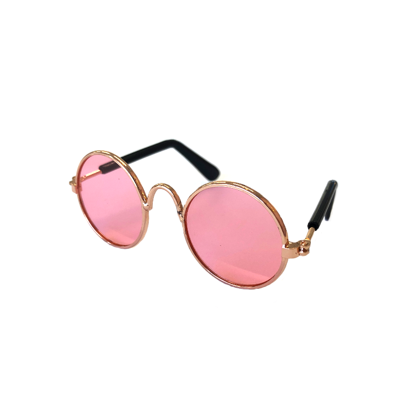 Round Cat Sunglasses Pink Rose Smack Bang