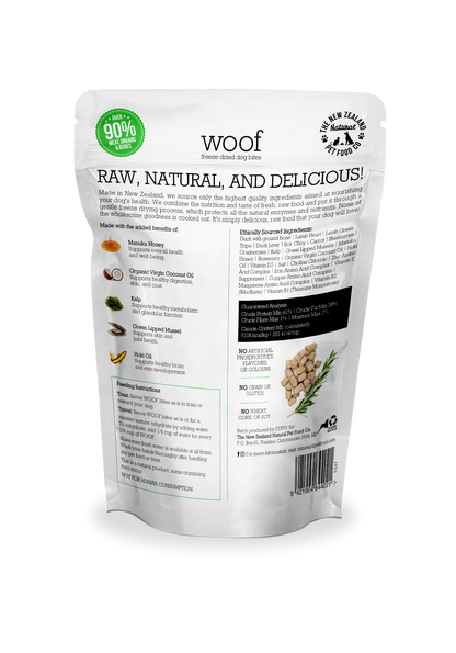 The New Zealand Natural Pet Food Co Duck Dog Bites | Smack Bang