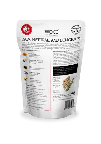 The New Zealand Natural Pet Food Co Wild Venison Dog Bites | Smack Bang