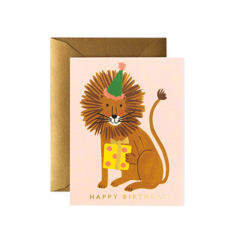Rifle Paper Co Card Lion Birthday | Smack Bang