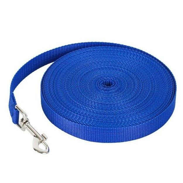 Blue 9m Long Line Dog Training Lead Smack Bang