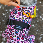 Scribbler Pets Neon Leopard Dog Waterproof Coat | Smack Bang