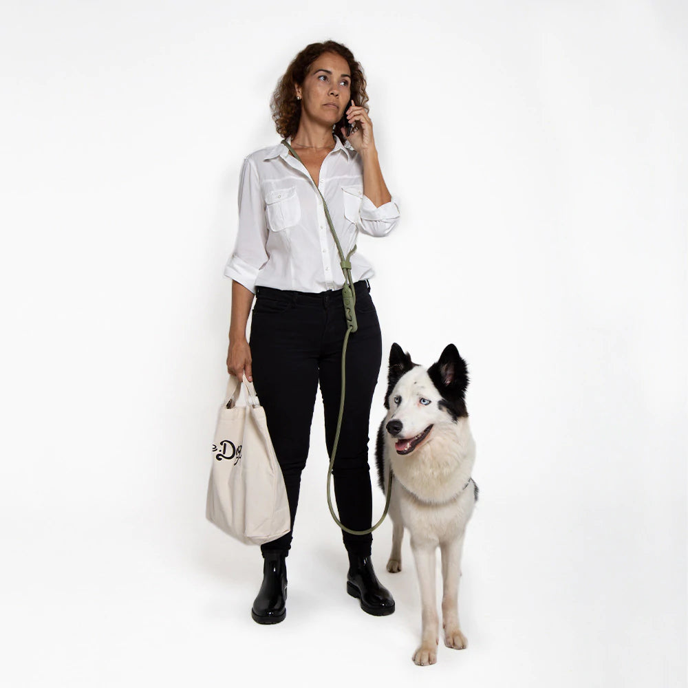 Zee.Dog Hands-Free Adjustable Leash Army Green | Smack Bang